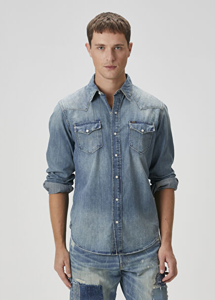 Blue Denim Shirt