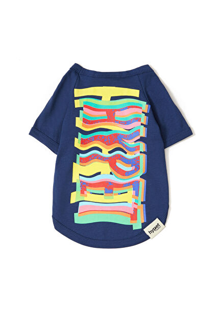 Hypet Tee Pamuklu Lacivert Köpek T-shirt