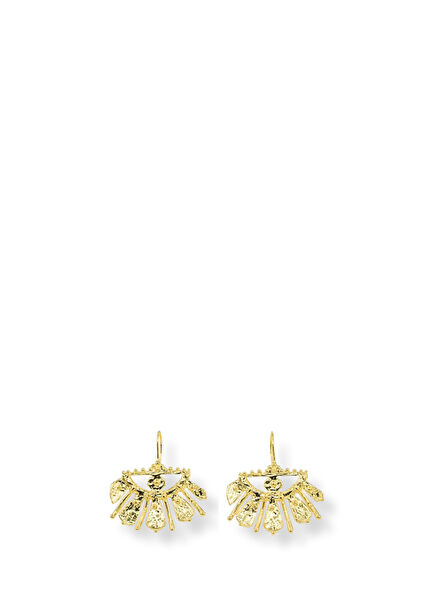 22K Gold Plated Ethnic Eye Women's Earrings