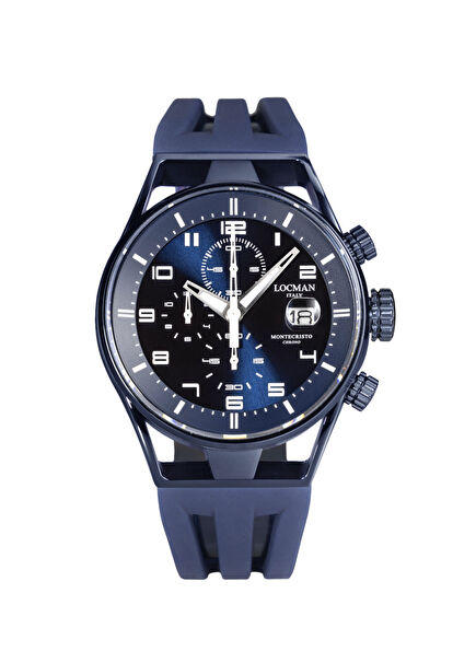 Montecristo Mavi Silikon Erkek Kol Saati