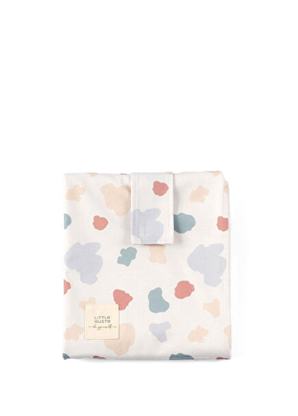 Animal Desenli Organik Pamuk Cepli Alt Açma Örtüsü