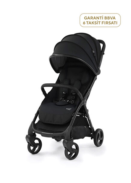 Just Black Tek Elle Kolay Katlanabilir Bebek Arabası