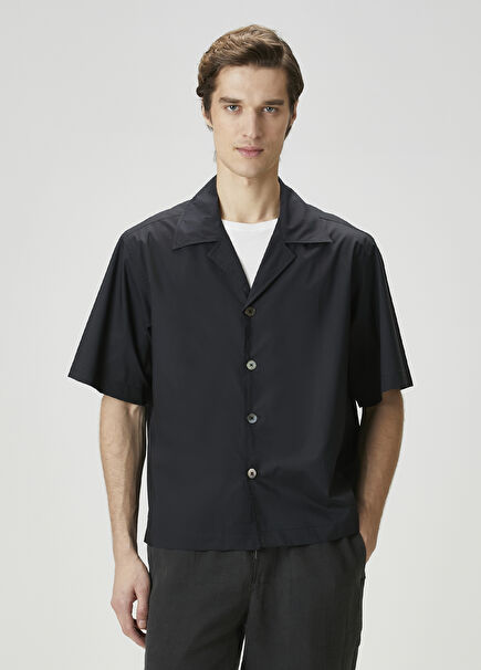 Saulo Black Short Sleeve Shirt