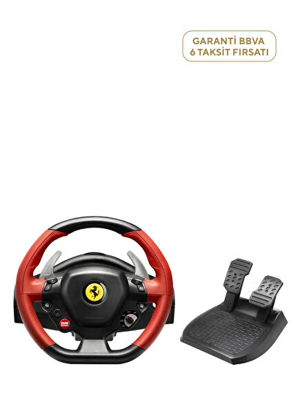 Ferrari 458 Spider Racing Wheel Official Ferrari® & Xbox One™ Licensed Oyun Direksiyon Seti