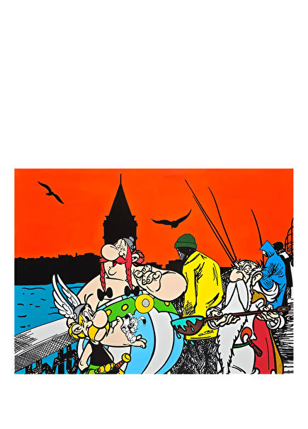 Hamid Tolouei Fard Tuval Üzeri Akrilik Resim 120 x 160 cm