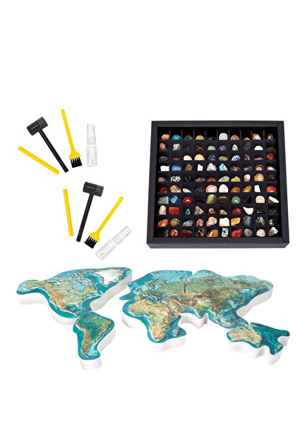 Earth's Rocks and Minerals Research Set 3D Puzzle Toy Science Set