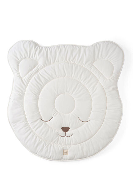 Teddy Bear Patterned Non-Slip Sole Round Crawling Cushion