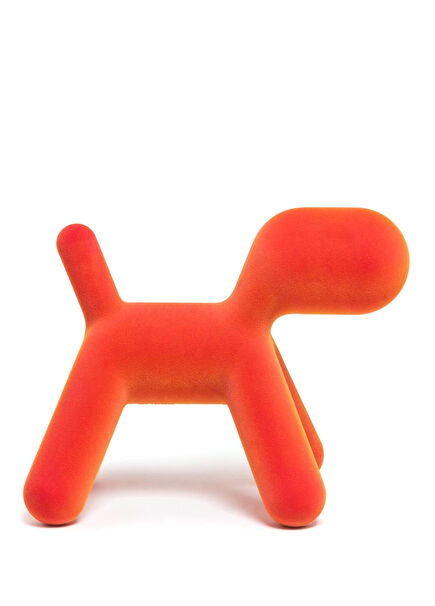 Puppy Extra Large Orange Dog Sculpture