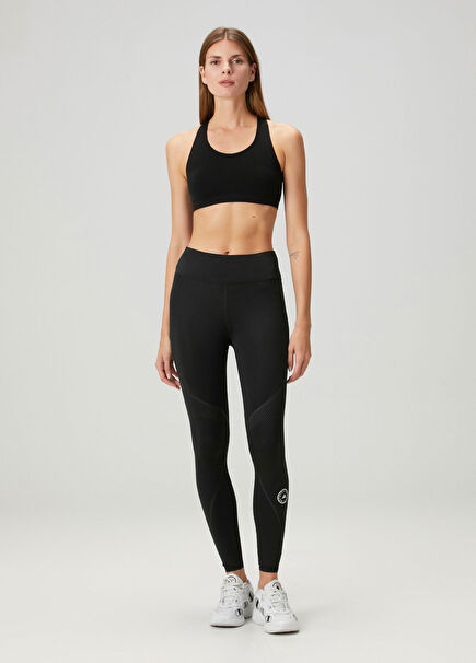 by Stella Mccartney Truepace Siyah Koşu Taytı