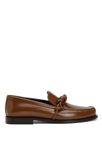 Brown Women's Leather Loafer