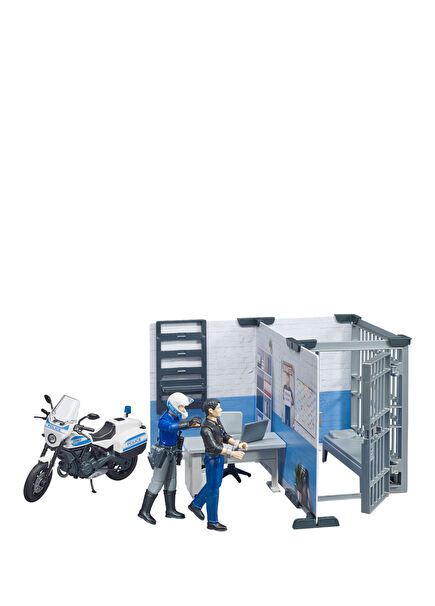 Bworld Characters Toy Police Station