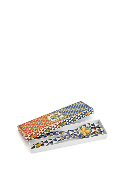 Capri Mavi Melamin Salata Servis Seti