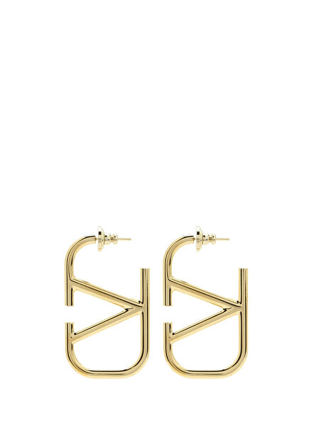 VLogo Gold Women's Earrings