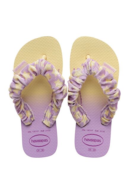 Fluffy Cream Kids Beach Slippers