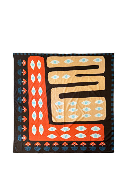 A Twinkle In The Eye Colorful Cotton Women's Scarf