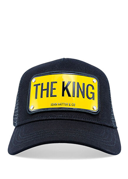 The King Siyah File Dokulu Erkek Şapka