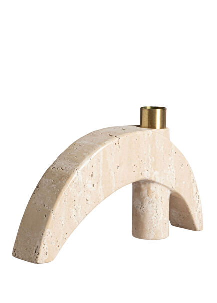 Origin Mini Bej Mermer Vazo