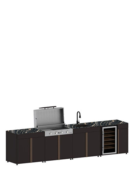 4002 Pure 4 Module Garden Kitchen 380 cm