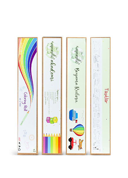 Coloring Roll Taşıtlar Boyama Seti