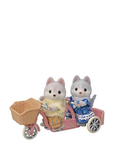 Tandem Bike Set Husky Brothers Animal Figure Toy
