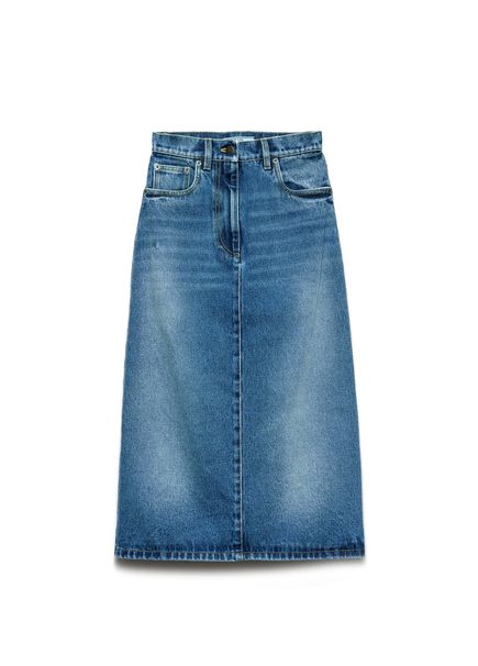 Mavi Kadın Denim Kloş Etek
