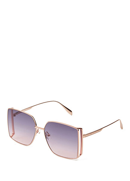 BC 1273 C 3 Rose Gold Metal Kadın Güneş Gözlüğü