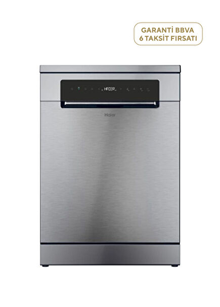 Xf 4C7S0X-17 Grey Freestanding Dishwasher with 10 Programs Wi-Fi