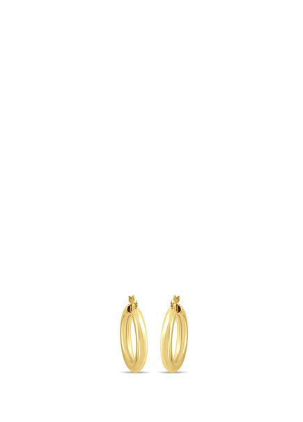 14K Gold Hoop Women's Earrings