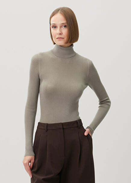 Turtleneck Wool Sweater