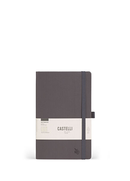 Milano Appeel Grey Lined Notebook