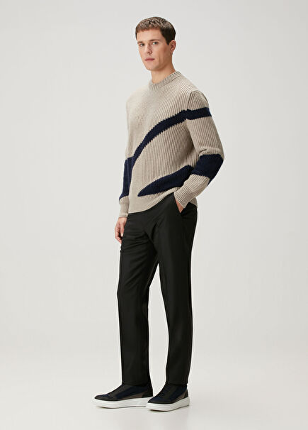 Black Wool Pants