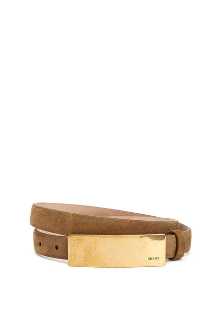 Berlin Tan Women's Suede Belt