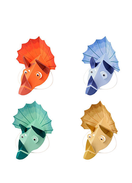 Dinozor Figürlü Parti Şapkaları