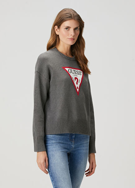 Grey Logo Sweater