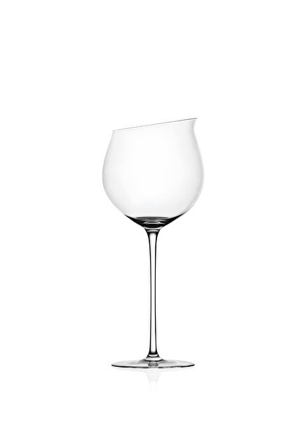 Solisti Cutted 2-Piece Cut Mouth Red Wine Glass Set