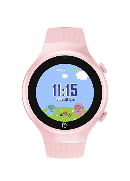 5 S Görüntülü Arama Pembe Kız Çocuk Akıllı Saat