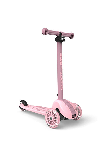 Highwaykick 3S Rose Led 3 Tekerlekli Katlanabilir ve Ayarlanabilir 3-6 Yaş Çocuk Scooter
