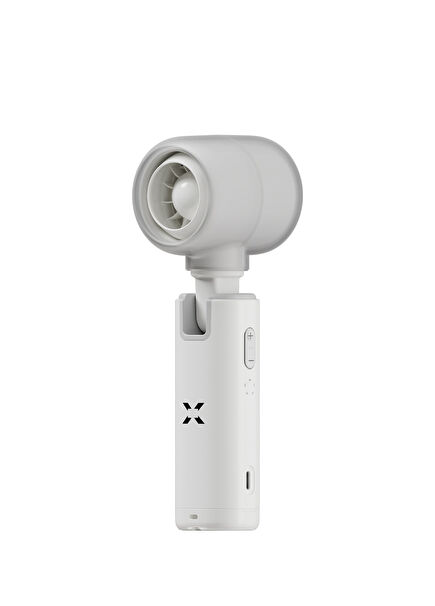 Portable Rechargeable 5 Stage Handheld Fan 14000RPM White Silent Mini Fan X6101