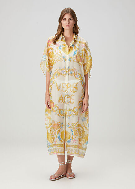 Underwater Barocco Gold Kaftan