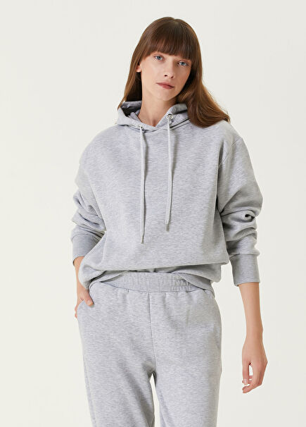 Gray Hooded Sweatshirt