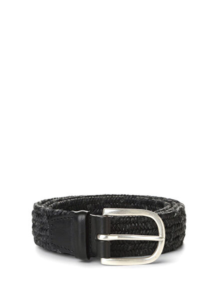 Koyu Gri Erkek Kemer