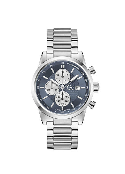 GCZ61005G7 Metalik Gri Çelik Erkek Kol Saati