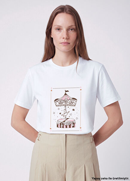 Off-White Carousel Printed T-Shirt
