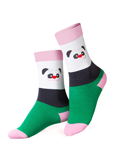 Lazy Panda Colorful Girls' Socks