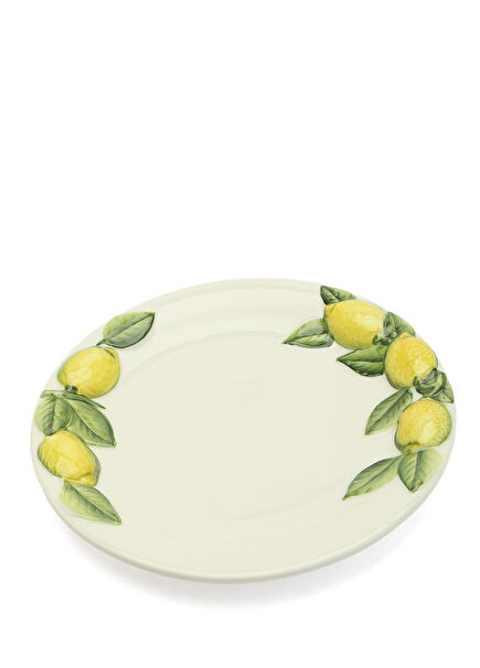 Limon Detaylı Porselen Tabak