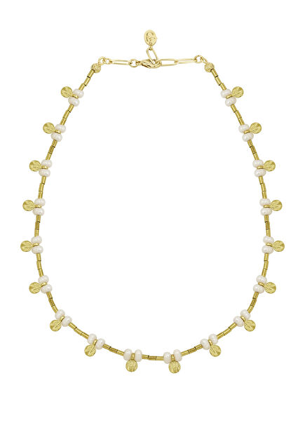 Greco İnci Altın Kaplama Kadın Kolye