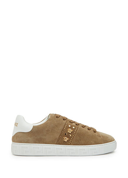 Brown Men's Leather Sneakers