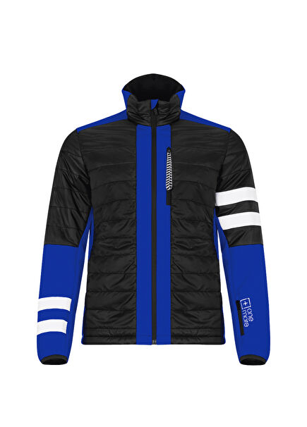 Quattro Zero Uno Eco-Padded Softshell Lacivert Siyah Erkek Snowboard Kayak Montu