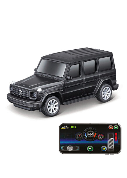 Mercedes-Benz G-Class 1:41 Black Metal APP Control Control Car 20052