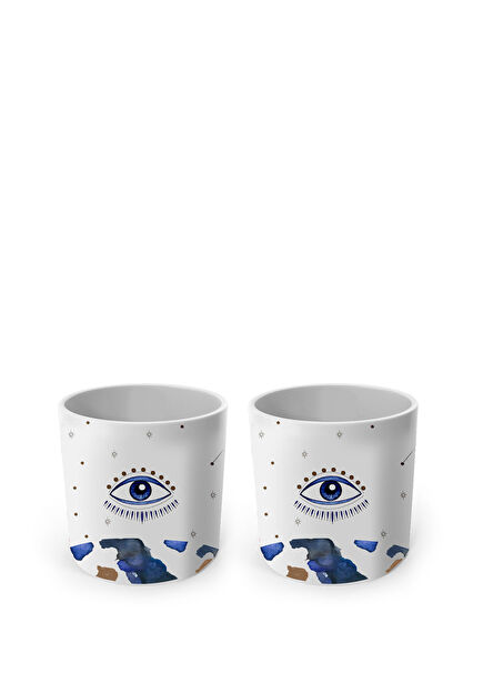 Spirit Eye Collection Porcelain Cup Set of 2